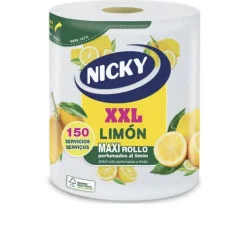 Toiletpapir>NICKY XXL LEMON maxi scented kitchen roll 150 u