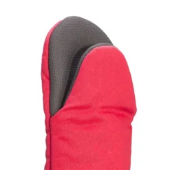 NICOLE RED grydelapper og ovnhandske i fuld længde, 100% bomuld med neopren, tyk rød