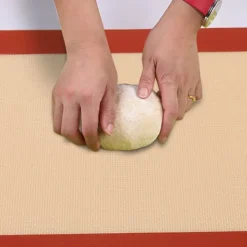 Bagning>Nonstick Bagemåtte Varmebestandig Køkkenovn Vaskbar Silikonemåtte 42 * 29,5 cm