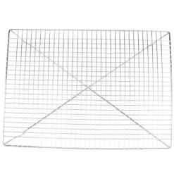 Afkølingsriste>Non-stick rustfrit stål bagning kage brød småkager kølerist køkkenredskaber 46x33x2.8cm