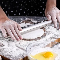 Non-stick Rustfrit Stål Kagerulle Kage Dej Rulle Bageværktøj Discount