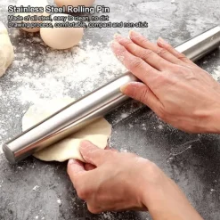 Non-stick Rustfrit Stål Kagerulle Kage Dej Rulle Bageværktøj Discount