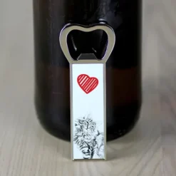 Norsk skov - oplukker med kat, personlig køleskabsåbner, unik gave til en mand fra Art-Dog Outlet