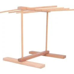 Nudeltorkställ i trä 15,4 X 8,7 X 11,8 tum hopfällbart Förhindra halka Pasta torkställ för hemmet Outlet