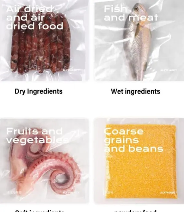 OBOSOE 5-i-1 vakuumforsegler og varmeforsegler – vakuumforsegler til opbevaring af tør og fugtig mad Clearance