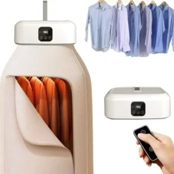 Tørreskab>OBOSOE Mini tørretumbler med timer (480 min) – hurtigtørrende, perfekt til kollegieværelser og små rum