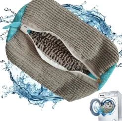 Vasketøjsudstyr>OBOSOE Skovaskepose - Vasketøjspose med lynlås - 360-graders omfattende rengøring