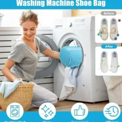 OBOSOE Skovaskepose - Vasketøjspose med lynlås - 360-graders omfattende rengøring