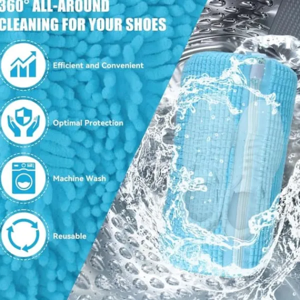 OBOSOE Skovaskepose - Vasketøjspose med lynlås - 360-graders omfattende rengøring