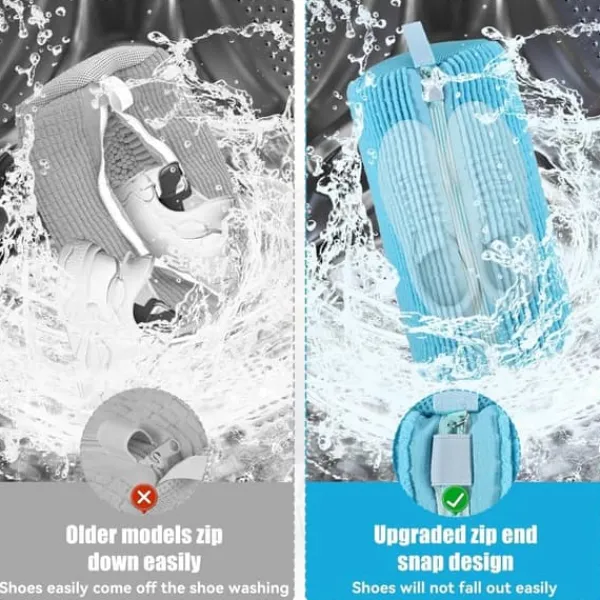 OBOSOE Skovaskepose - Vasketøjspose med lynlås - 360-graders omfattende rengøring