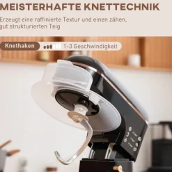 OBOSOE Standmixer – 6-trins Standmixer, 5.5L Rustfrit Stål Skål, Sort Outlet