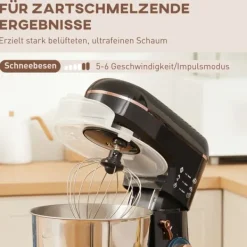 OBOSOE Standmixer – 6-trins Standmixer, 5.5L Rustfrit Stål Skål, Sort Outlet