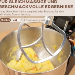 OBOSOE Standmixer – 6-trins Standmixer, 5.5L Rustfrit Stål Skål, Sort Outlet