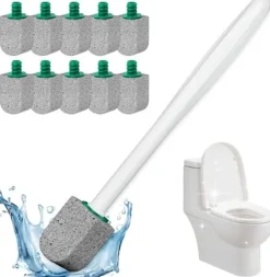 OBOSOE Toiletbørste Rengøring Pimpsten Toiletbørste Toilet Pletfjerner Børste Til Toilet New