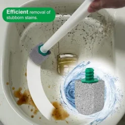 OBOSOE Toiletbørste Rengøring Pimpsten Toiletbørste Toilet Pletfjerner Børste Til Toilet New