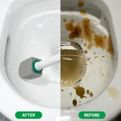 OBOSOE Toiletbørste Rengøring Pimpsten Toiletbørste Toilet Pletfjerner Børste Til Toilet New