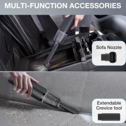 Håndstøvsugere>OBOSOE Trådløs Støvsuger – Håndholdt Mini Bilstøvsuger, Genopladelig til Bil, Hjem og Kontor