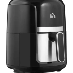 Fritøse>OBOSOE Varmluftsfritøs 4L–12 programmer, 60 minutters timer, anti-stick kurv, 1300W, olie-fri frittering, overophedningsbeskyttelse, LED-touch-display | CDON