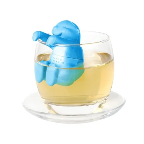 Tefiltre>Odderformet tefilter Sød silikone tesi genanvendelig teinfuser