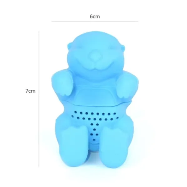 Tefiltre>Odderformet tefilter Sød silikone tesi genanvendelig teinfuser