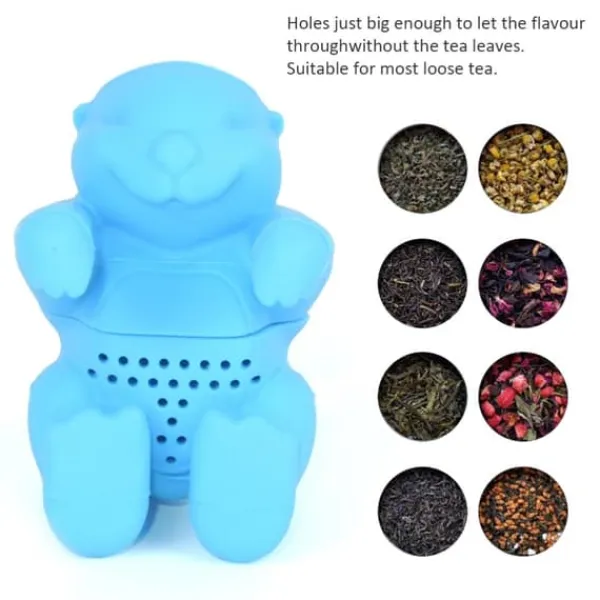 Tefiltre>Odderformet tefilter Sød silikone tesi genanvendelig teinfuser