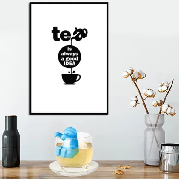 Tefiltre>Odderformet tefilter Sød silikone tesi genanvendelig teinfuser