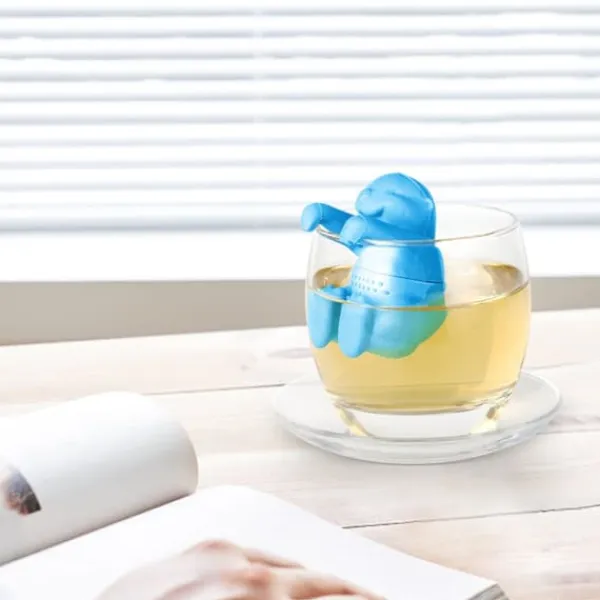 Tefiltre>Odderformet tefilter Sød silikone tesi genanvendelig teinfuser