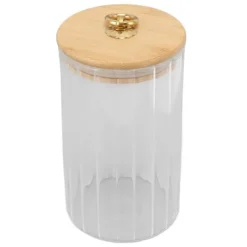 Opbevaring af madvarer, klart glas, fugttæt syltetøjsglas med forseglet låg til te, kaffe, sukker, tørret frugt, 750 ml Sale