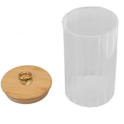 Opbevaring af madvarer, klart glas, fugttæt syltetøjsglas med forseglet låg til te, kaffe, sukker, tørret frugt, 750 ml Sale