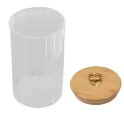 Opbevaring af madvarer, klart glas, fugttæt syltetøjsglas med forseglet låg til te, kaffe, sukker, tørret frugt, 750 ml Sale