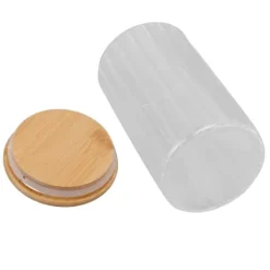 Opbevaring af madvarer, klart glas, fugttæt syltetøjsglas med forseglet låg til te, kaffe, sukker, tørret frugt, 750 ml Sale