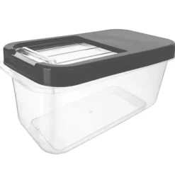 Opbevaringsbeholder til kapsler, pulver og mad, grå, 7,5 l Sale