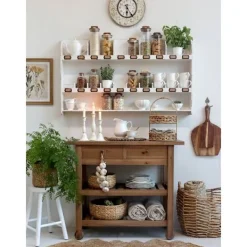 Chic Antique Opbevaringsdåser>Opbevaringsglas m. låg - H. 24 cm