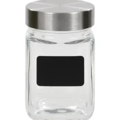 Opbevaringsglas med etiket - 12 stk. 300 ml | Farve: Gennemsigtig | Størrelse: 300 ml Clearance