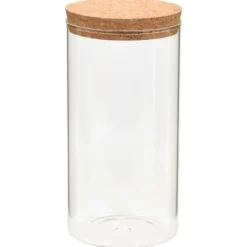 Opbevaringsglas med korklåg - 6 stk. 1100 ml | Farve: Gennemsigtig Sale