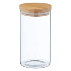 Opbevaringskrukke sæt, 18x10 cm, Transparent Discount