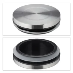 Opbevaringskrukker, 3 stk., 14x12 cm, Transparent Outlet