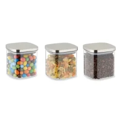 Opbevaringskrukker, 11,5x10,5 cm, Transparent Online