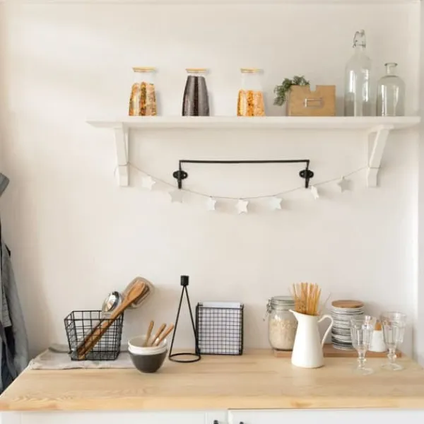 Opbevaringskrukkesæt, 21.5x12 cm, Transparent, Natur Hot