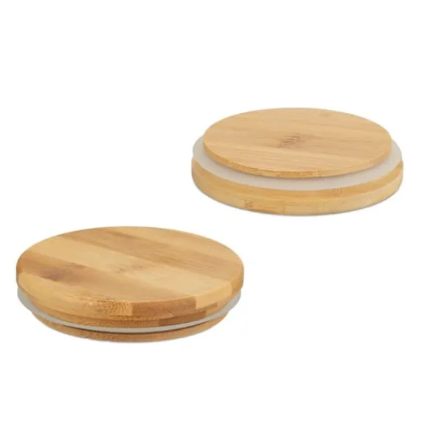 Opbevaringskrukkesæt, 21.5x12 cm, Transparent, Natur Hot