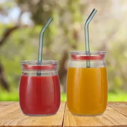 Opbevaringskrukkesæt, 12x21 cm, Transparent Sale