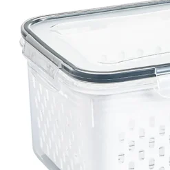 Opbevaringskurvkasse - gennemsigtig beholder til frugt, grøntsager og køkkenudstyr - 3300ML New