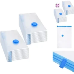 Opbevaringsposer Til Hjemmet>Opbevaringsposer - Living vakuumposer til opbevaring af tøj 60x40 cm 20 stk.