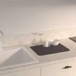 OPFADETØRREMÆTTE 40x30cm grå FLEKSIBEL modstandsdygtig Sale