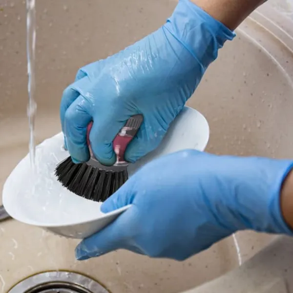 Opvaskebørste, 9x7 cm, Grå, Kodustaar Best