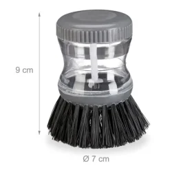 Opvaskebørste, 9x7 cm, Grå, Kodustaar Best