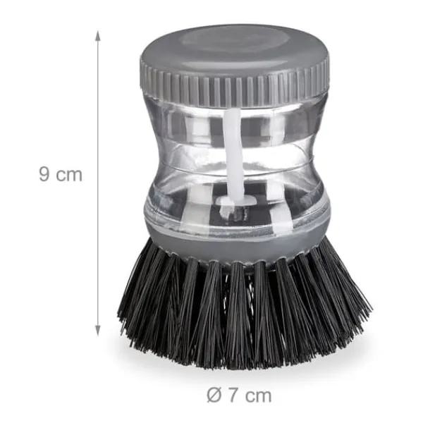 Opvaskebørste, 9x7 cm, Grå, Kodustaar Best