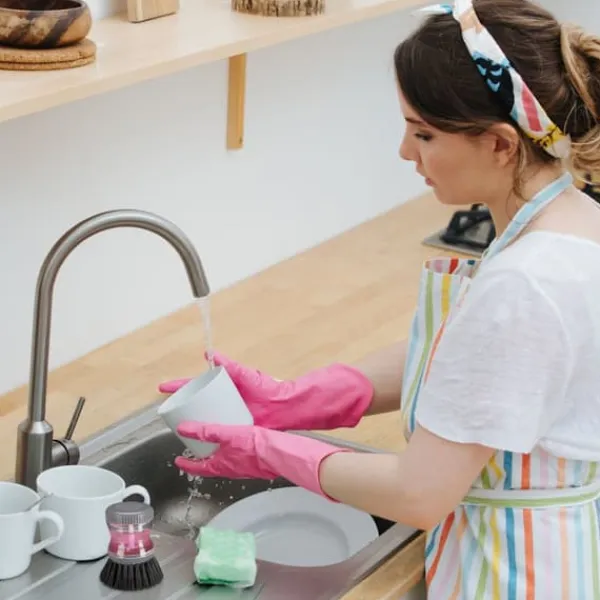 Opvaskebørste, 9x7 cm, Grå, Kodustaar Best