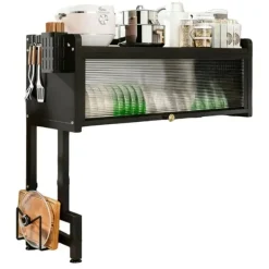 Opvaskestativer & Tørrestativer>Opvaskestativ, Over-Sink Design, Justerbart og Robust,2 lag længde 85cm