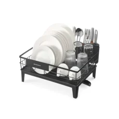 Opvaskestativer & Tørrestativer>Opvaskestativ, 31x42x18,5 cm, Sort